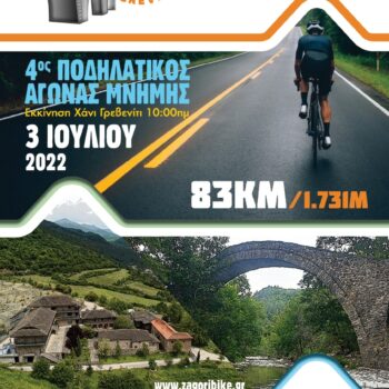 Η επίσημη αφίσα του Greveniti Bike 2022